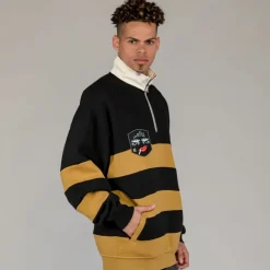Grimey Sudadera Fire Route High Neck - Black - Spring 23 Cheap