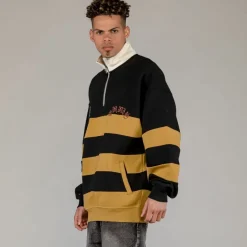 Grimey Sudadera Fire Route High Neck - Black - Spring 23 Cheap