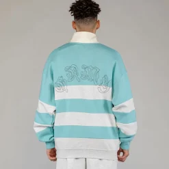 Grimey Sudadera Fire Route High Neck - Blue - Spring 23 Cheap