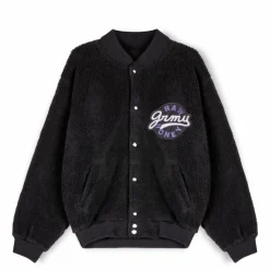 Grimey Sudadera "Hive" Sherpa Button Sweatshirt - Black - Fall 22 Flash Sale