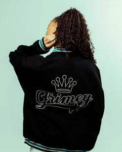 Grimey Sudadera Madrid Fleece Button Heavyweight - Black - Fw23 Fashion