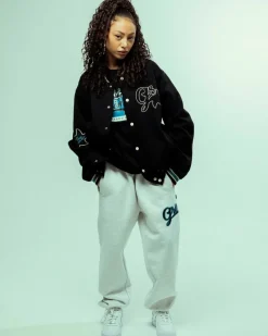 Grimey Sudadera Madrid Fleece Button Heavyweight - Black - Fw23 Fashion