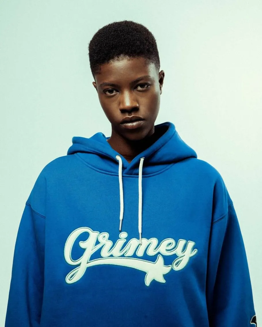 Grimey Sudadera Madrid Heavyweight - Navy - Fw23 New