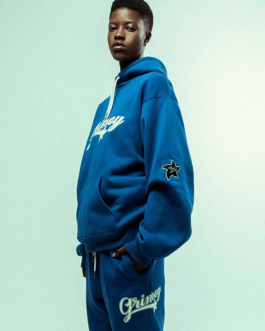 Grimey Sudadera Madrid Heavyweight - Navy - Fw23 New