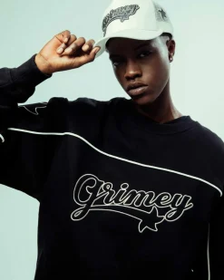Grimey Sudadera Madrid Heavyweight Vintage - Black - Fw23 Store