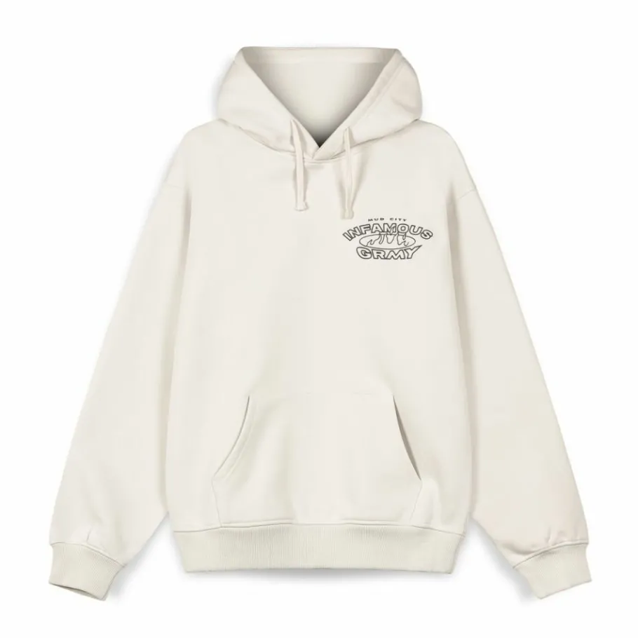 Grimey Sudadera Madrid The Connoisseur Heavyweight - White - Fw23 Flash Sale