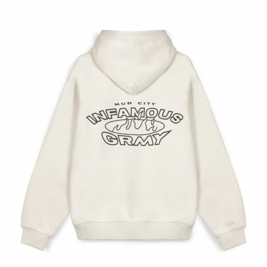 Grimey Sudadera Madrid The Connoisseur Heavyweight - White - Fw23 Flash Sale