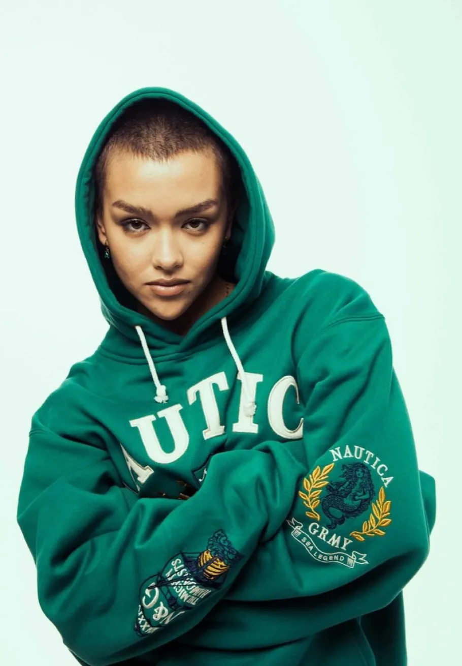 Grimey Sudadera Mighty Harmonist Nautica X Grmy - Green - Ss24 New