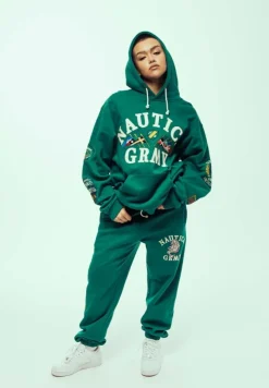Grimey Sudadera Mighty Harmonist Nautica X Grmy - Green - Ss24 New