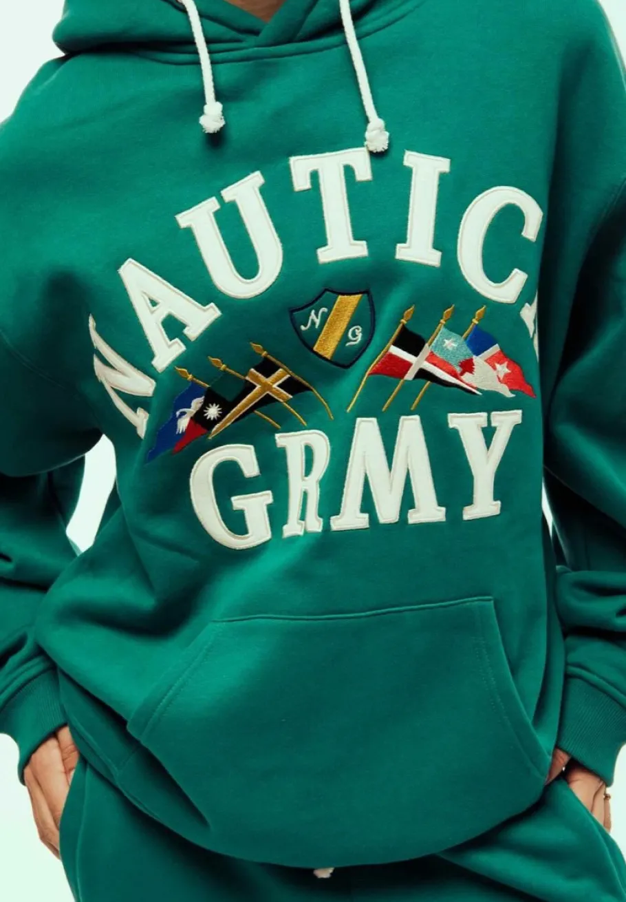 Grimey Sudadera Mighty Harmonist Nautica X Grmy - Green - Ss24 New