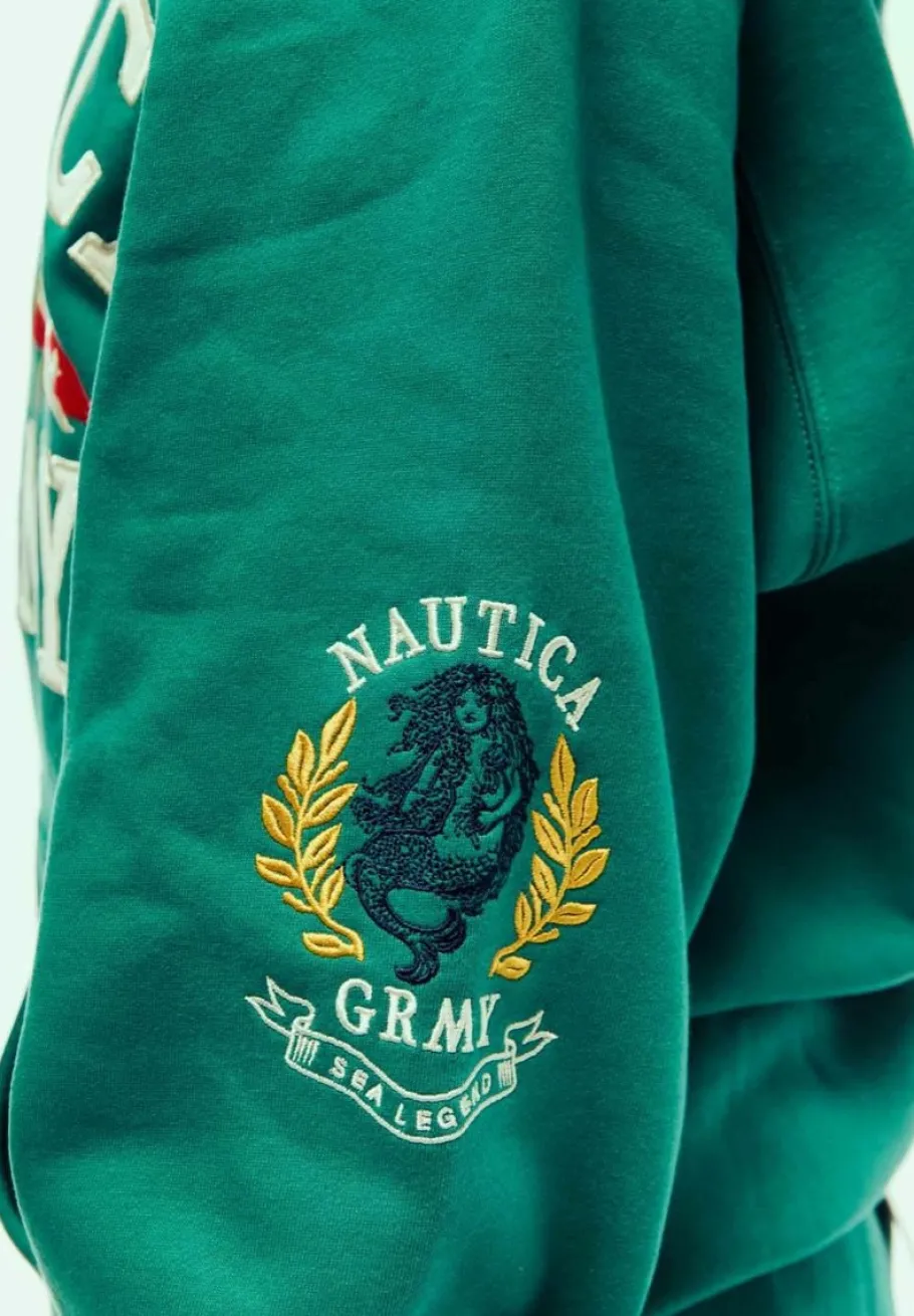 Grimey Sudadera Mighty Harmonist Nautica X Grmy - Green - Ss24 New