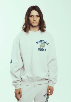 Grimey Sudadera Mighty Harmonist Nautica X Grmy - Sport Grey - Ss24 Store