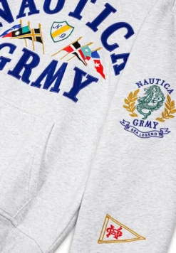Grimey Sudadera Mighty Harmonist Nautica X Grmy - Sport Grey - Ss24 Sale