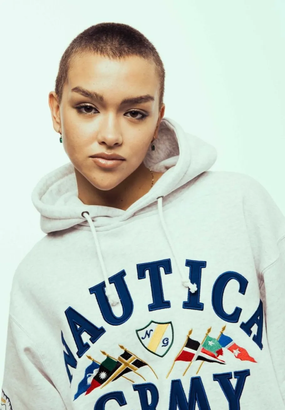 Grimey Sudadera Mighty Harmonist Nautica X Grmy - Sport Grey - Ss24 Sale