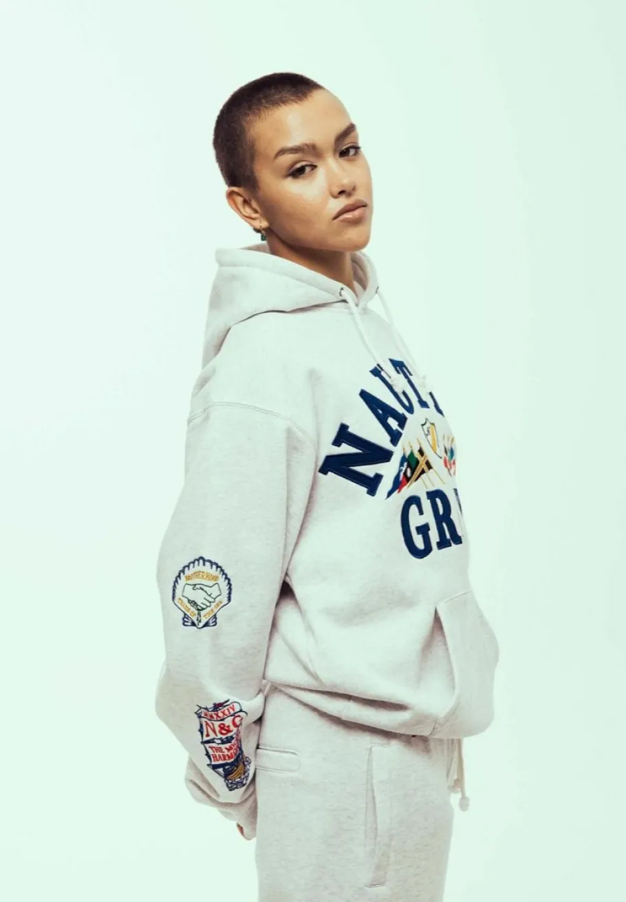Grimey Sudadera Mighty Harmonist Nautica X Grmy - Sport Grey - Ss24 Sale