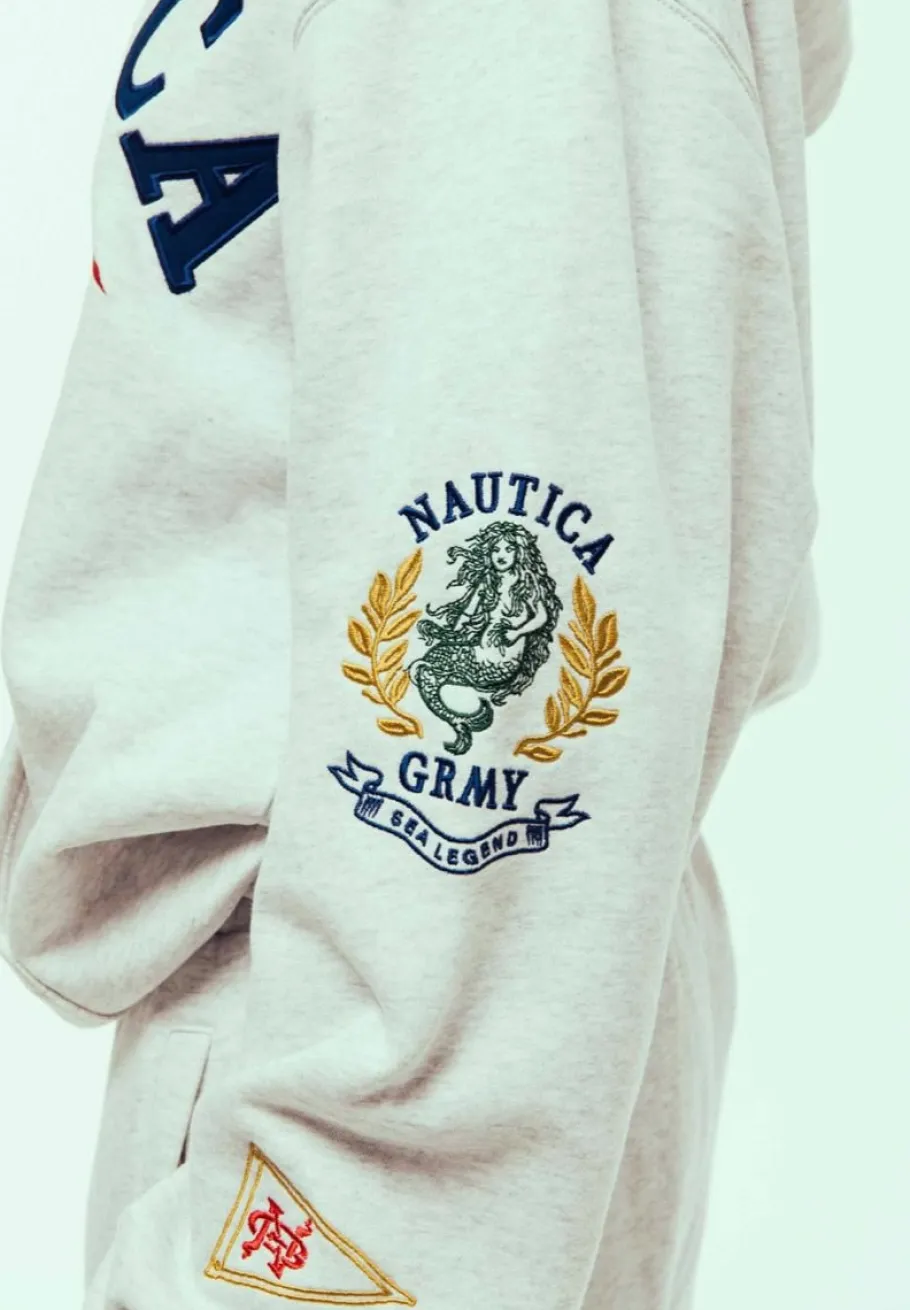 Grimey Sudadera Mighty Harmonist Nautica X Grmy - Sport Grey - Ss24 Sale