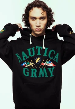 Grimey Sudadera Mighty Harmonist Nautica X Grmy - Black - Ss24 Fashion