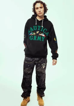 Grimey Sudadera Mighty Harmonist Nautica X Grmy - Black - Ss24 Fashion