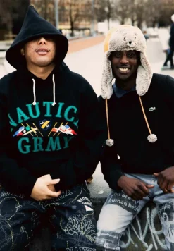 Grimey Sudadera Mighty Harmonist Nautica X Grmy - Black - Ss24 Fashion