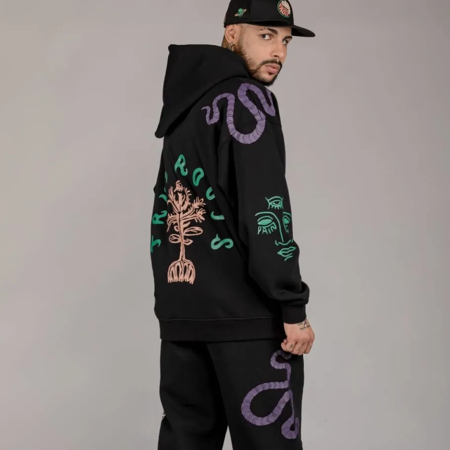 Grimey Sudadera "Snipes X True Roots" Hoodie - Black - Fall 22 New