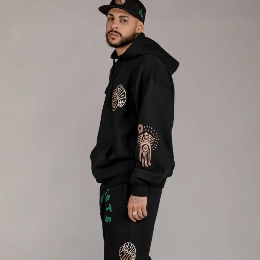 Grimey Sudadera "Snipes X True Roots" Hoodie - Black - Fall 22 New