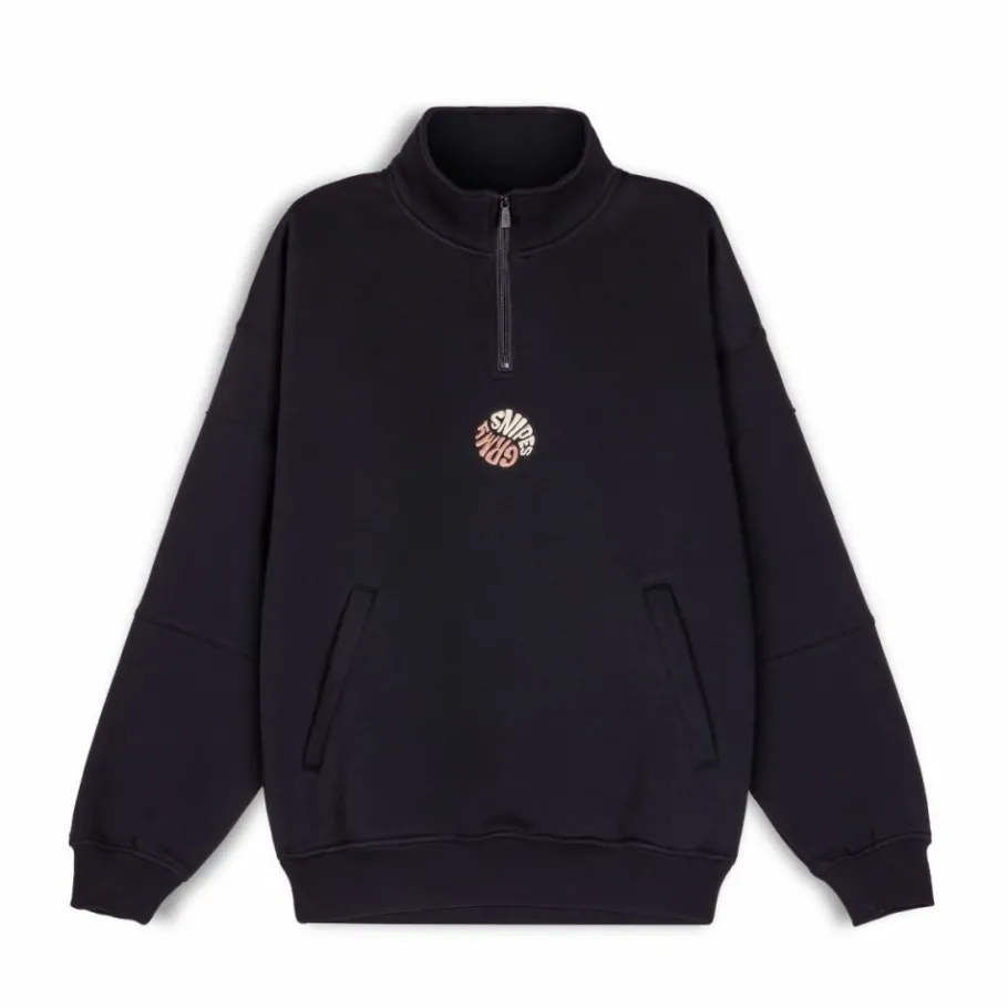 Grimey Sudadera "Snipes X True Roots" High Neck - Black - Fall 22 Clearance