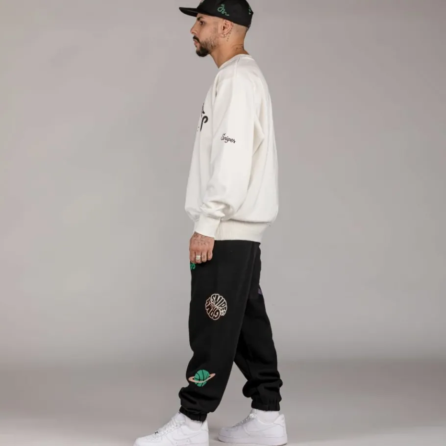 Grimey Sudadera "Snipes X True Roots" Crewneck - White - Fall 22 Cheap