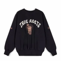 Grimey Sudadera "Snipes X True Roots" Crewneck - Black - Fall 22 Flash Sale
