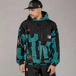 Grimey Sudadera Snow Fox All Over Polar Fleece - Blue - Winter 22 Best