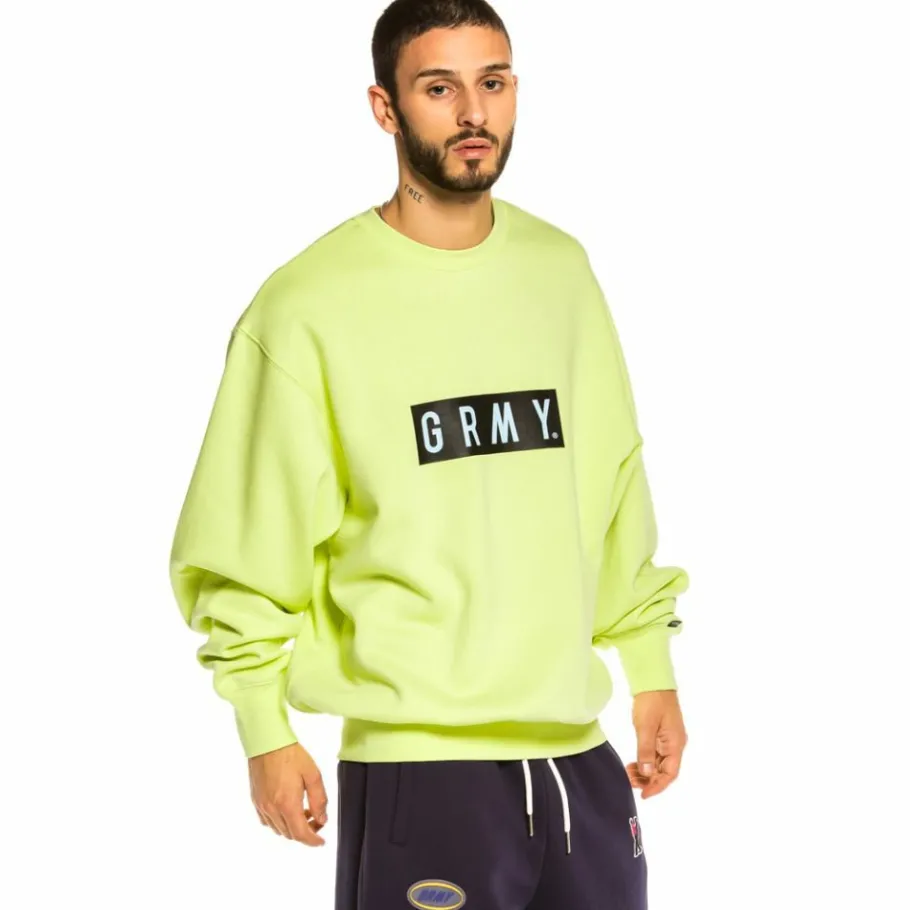 Grimey Sudadera Steez Crewneck Fw20 Mint Cheap