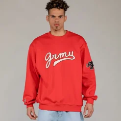 Grimey Sudadera The Clout Grmy Vintage - Red - Spring 23 Discount