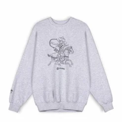 Grimey Sudadera The Clout Numidians - Sport Grey - Spring 23 Cheap
