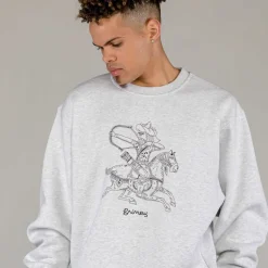 Grimey Sudadera The Clout Numidians - Sport Grey - Spring 23 Cheap