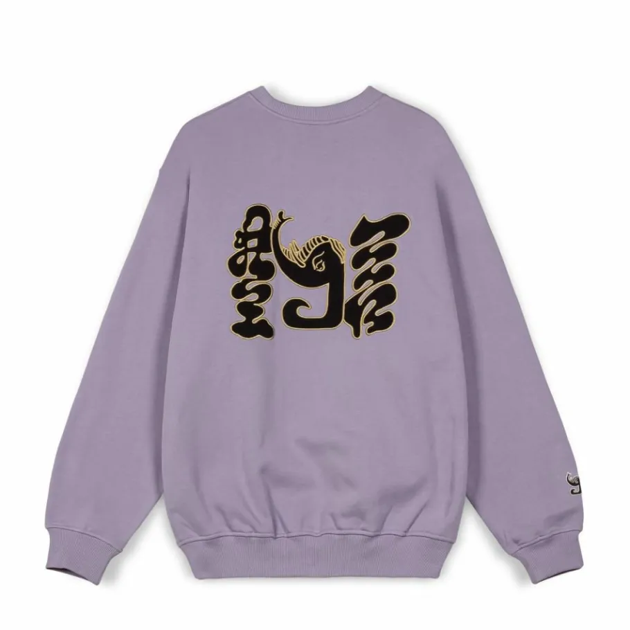 Grimey Sudadera Tusker Temple Vintage - Purple - Fw23 New