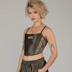 Grimey Top Fire Route Girl - Black - Spring 23 Flash Sale