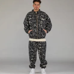 Grimey Track Jacket The Toughest Black - Spring 23 Store