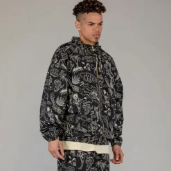 Grimey Track Jacket The Toughest Black - Spring 23 Store