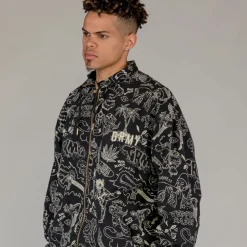 Grimey Track Jacket The Toughest Black - Spring 23 Store