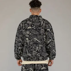 Grimey Track Jacket The Toughest Black - Spring 23 Store
